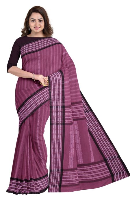 Handloom Cotton Saree Magenta