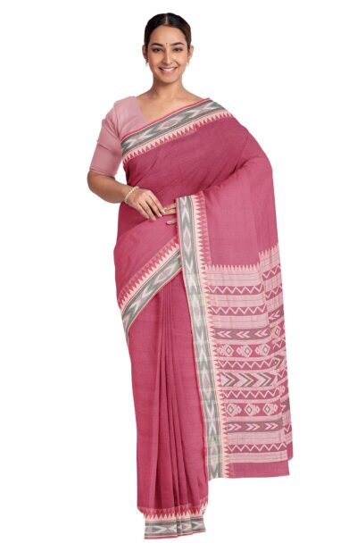 Tangail Cotton Saree With Tassel