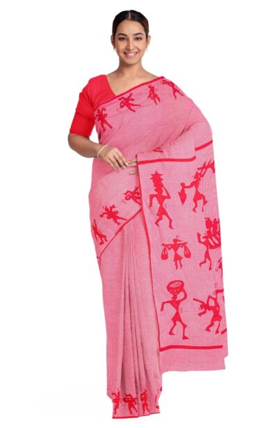 Applique Cotton Saree