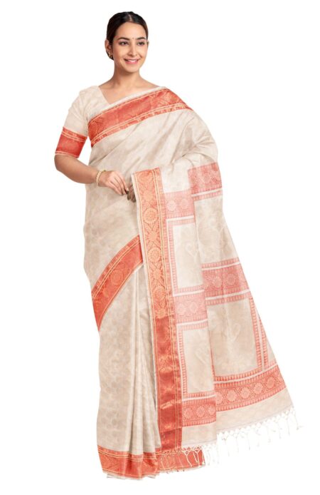 Handwoven Tangail Silk Saree