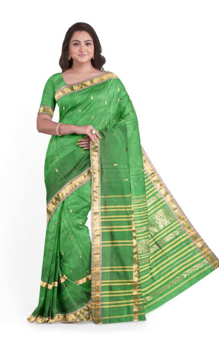 Garod Silk Saree - Green