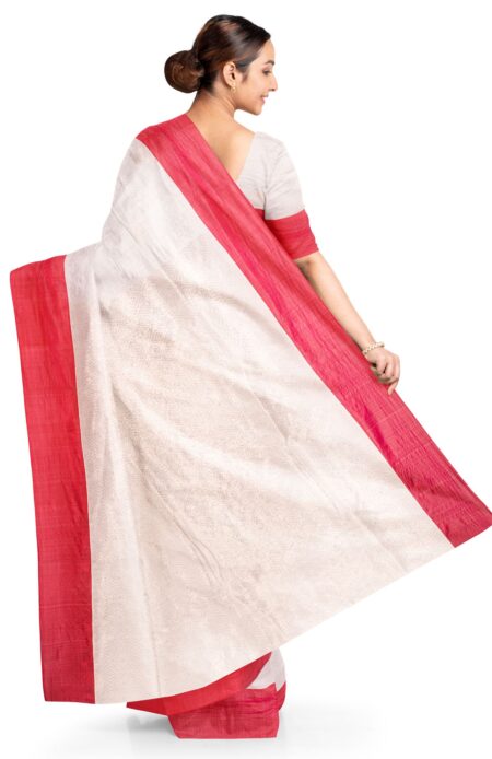 Handwoven Zari Silk Saree - Image 3