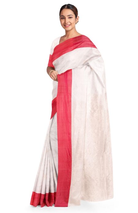 Handwoven Zari Silk Saree - Image 2