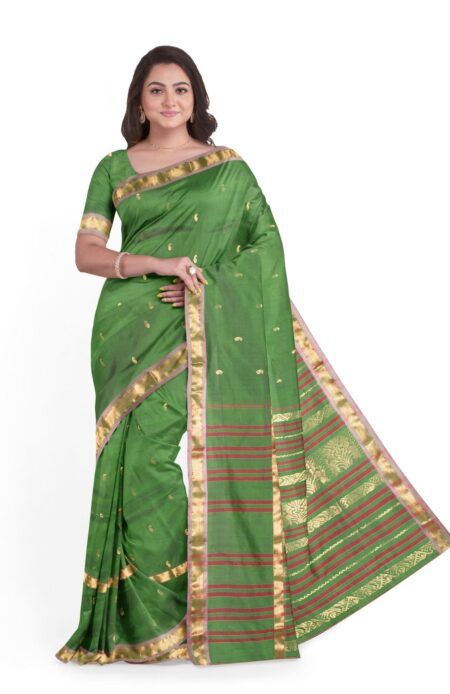 Garod Silk Saree - Green
