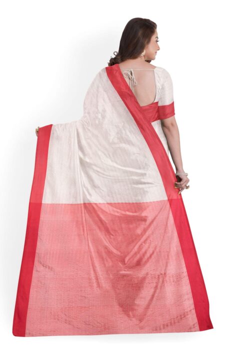 Seer Sucker Silk Saree - Image 2