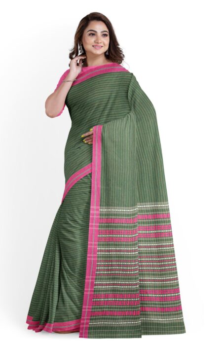 Begumpuri Cotton Saree - Image 3