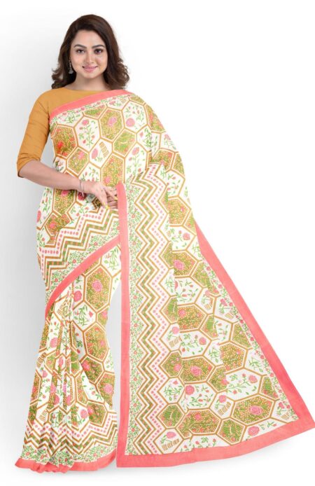 Printed Cotton Saree