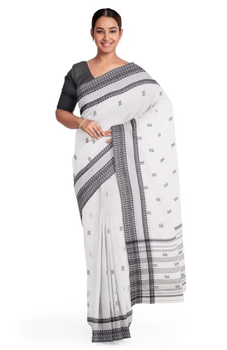 Handwoven Dhaniakhali Cotton Saree