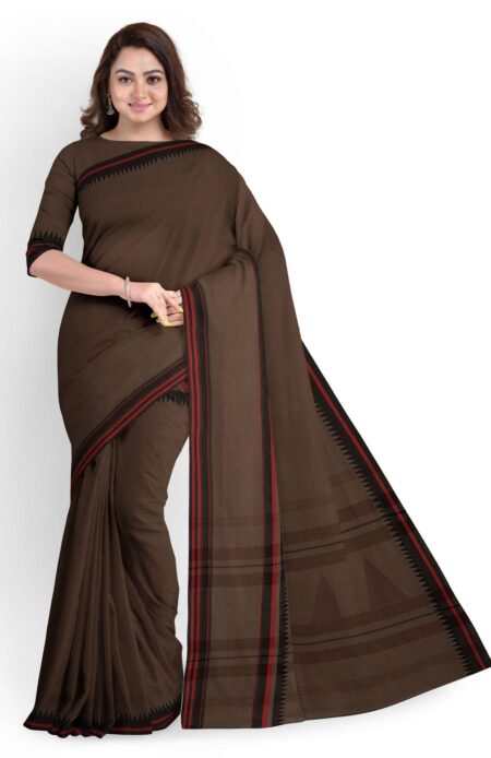 Handwoven Mercerised Cotton Saree