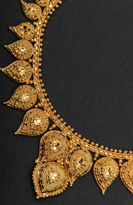 Gold-plated Copper Necklace & Earrings - Image 2