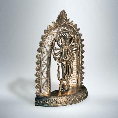 Dokra Home Decor - Goddess Singhabahini - Image 2