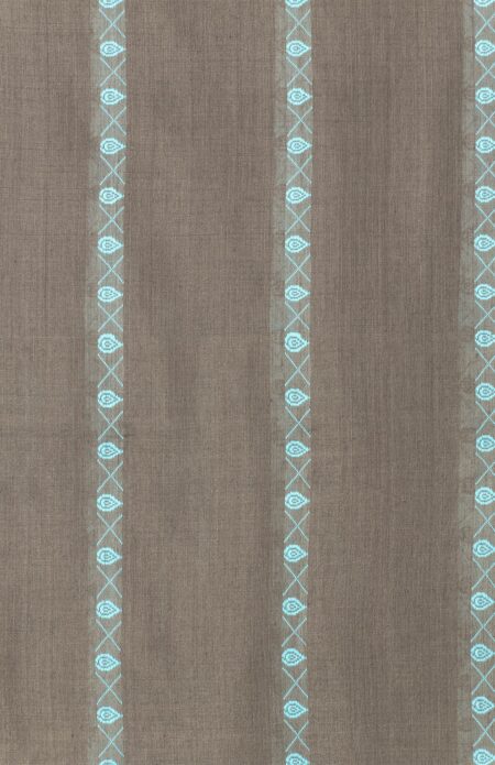 Handloom Cotton Silk Saree Grey - Image 3
