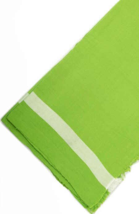 Handwoven Green Cotton Gamchha - Image 2
