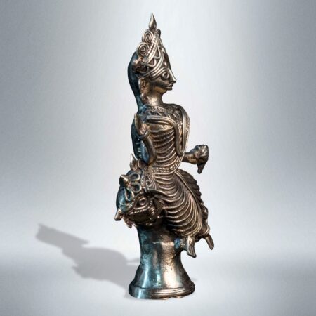 Dokra Table Top Laxmi Seated - Image 3