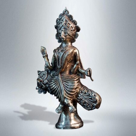 Dokra Table Top Laxmi Seated - Image 2