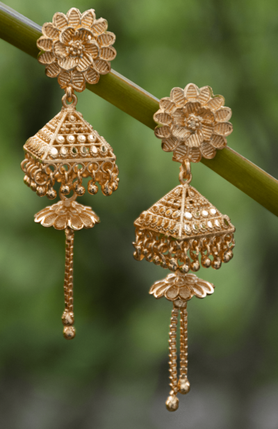 Copper Earring Jhumka