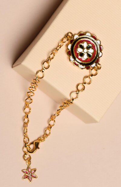 Enamel Rakhi Round Multi