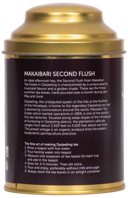 100g 2nd Flush Darjeeling Tea from Makaibari Tea Garden - Image 2