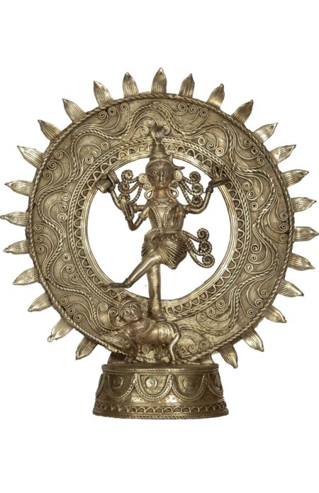 Dokra table-top Natraj - 9inch