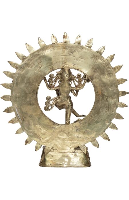 Dokra table-top Natraj - 9inch - Image 3