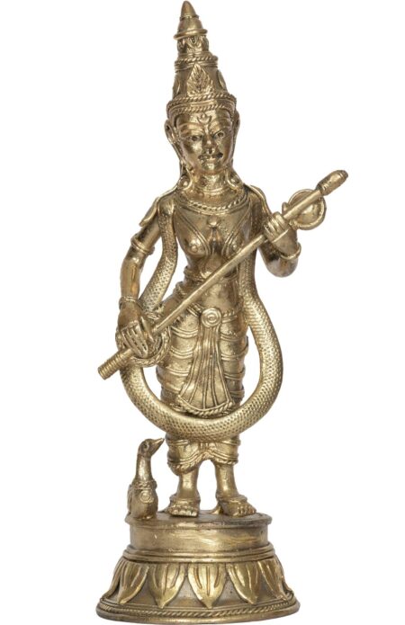 Dokra Home Decor – Goddess Saraswati