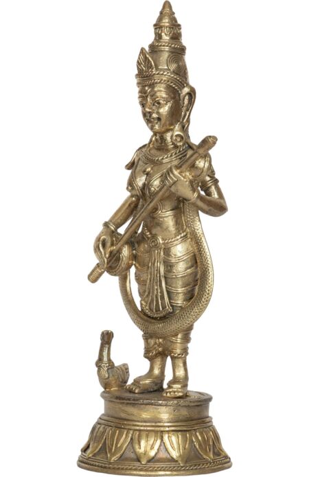Dokra Home Decor – Goddess Saraswati - Image 2