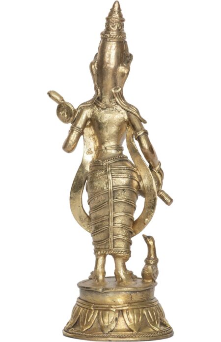 Dokra Home Decor – Goddess Saraswati - Image 3