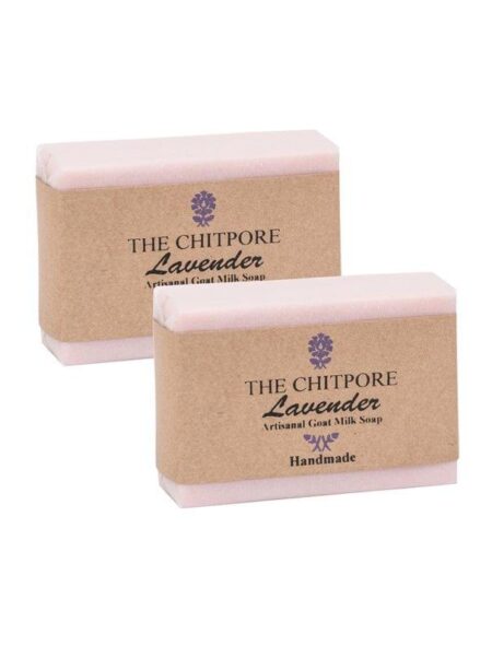 Set of 2 Goat Milk Soaps - Lavender (100g each)