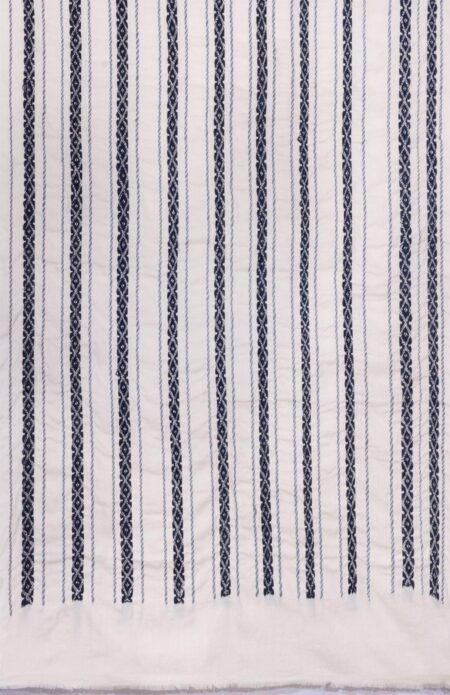 Handwoven Offwhite Kantha Shawl - Image 2