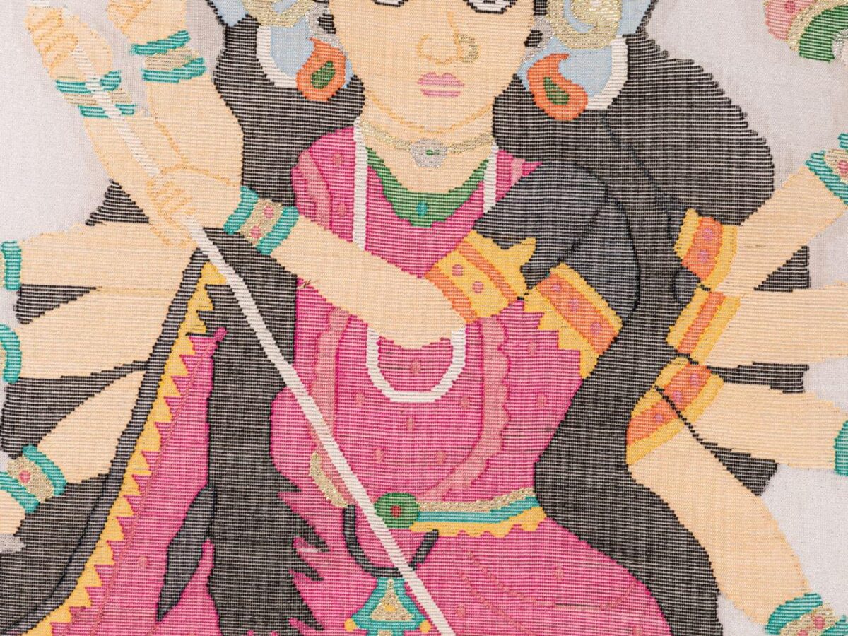 India Crafts - Poster della dea Durga/Sheran Wali Mata/Dea indù – ristampa su carta (senza cornice: 25,4 x 40,6 cm