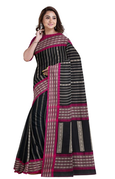 Handwoven Mercerised Cotton Saree