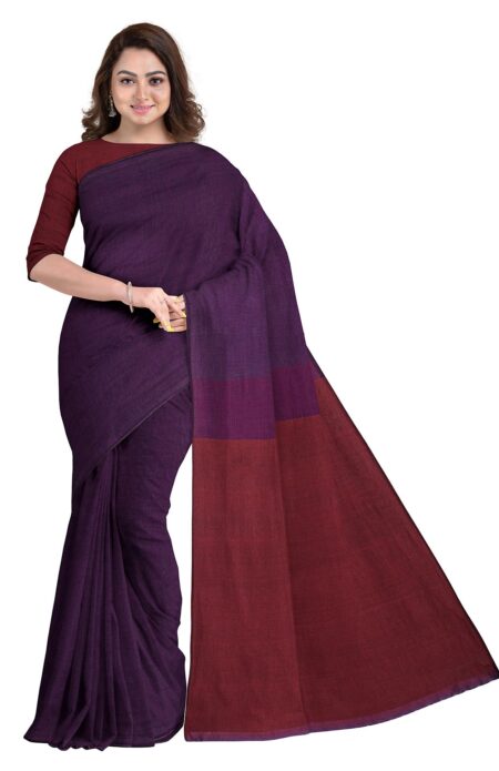 Handwoven Mercerised Cotton Saree