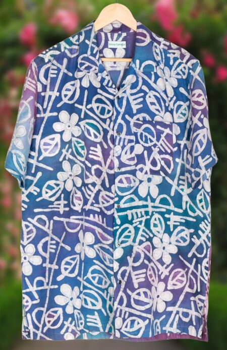 Batik Printed Cotton Half Sleeve Shirt