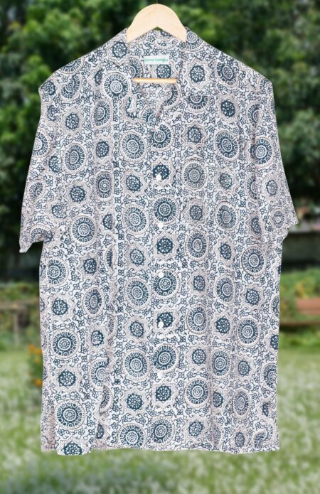 Printed Cotton Half Sleeve Shirt