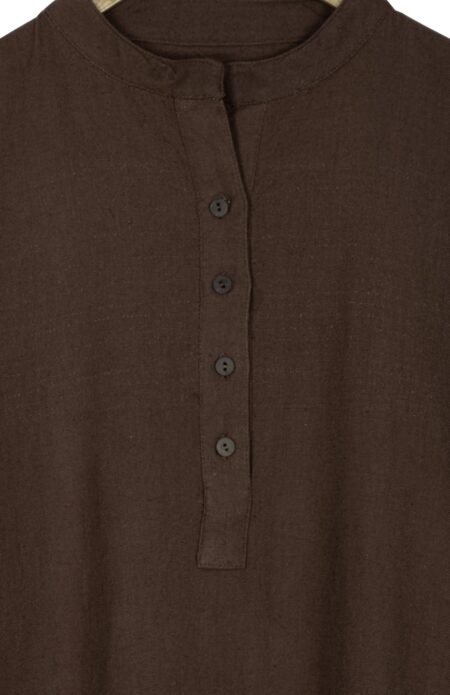 Handwoven Cotton Brown Kameez for Women - Image 2