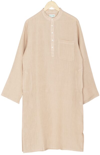 Handwoven Men Linen Kurta