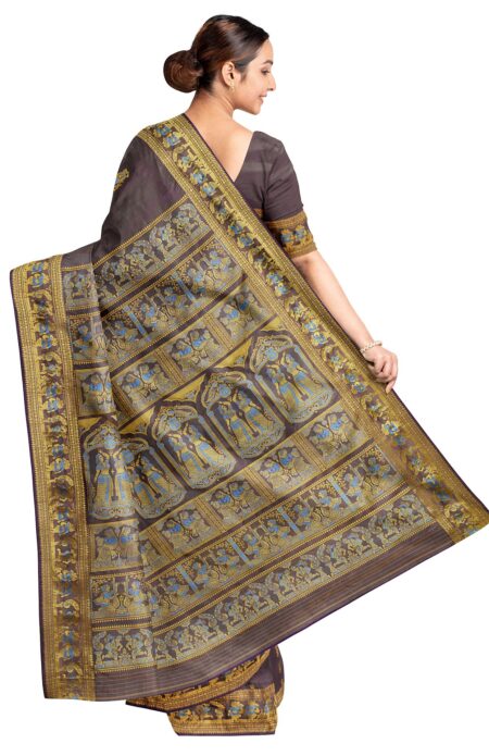 Baluchari Saree with Mina work - Image 3