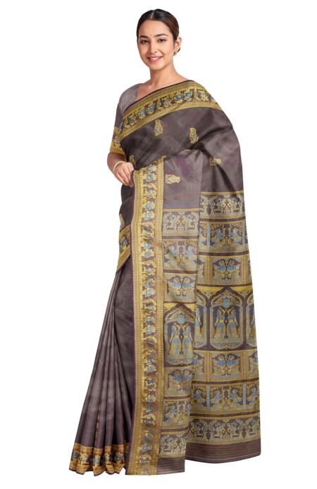 Baluchari Saree with Mina work