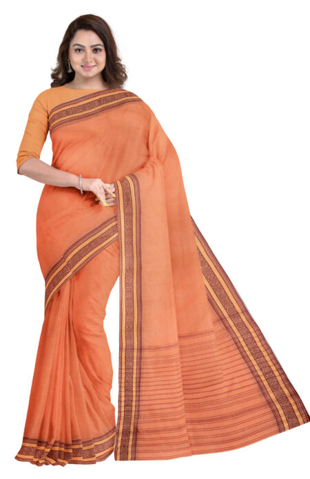 Handwoven Dhaniakhali Cotton Saree