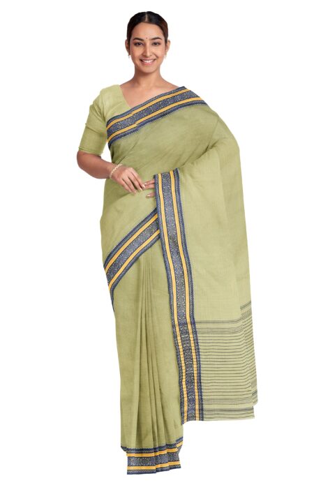 Handwoven Dhaniakhali Cotton Saree
