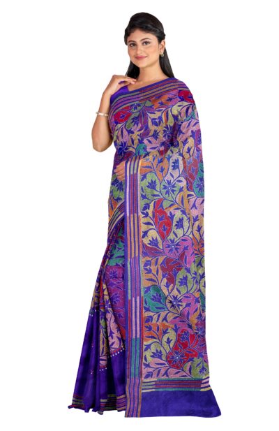 Kantha Silk Saree