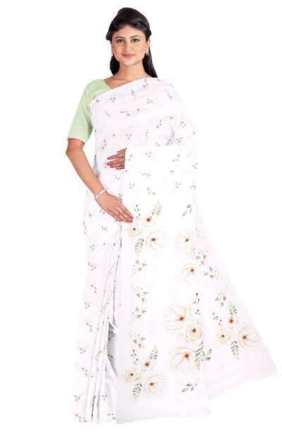 Printed Handwoven Cotton Saree