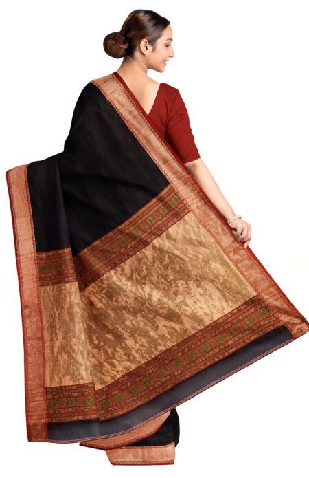 Tangail Zari Silk Saree - Image 5