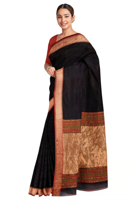Tangail Zari Silk Saree - Image 2