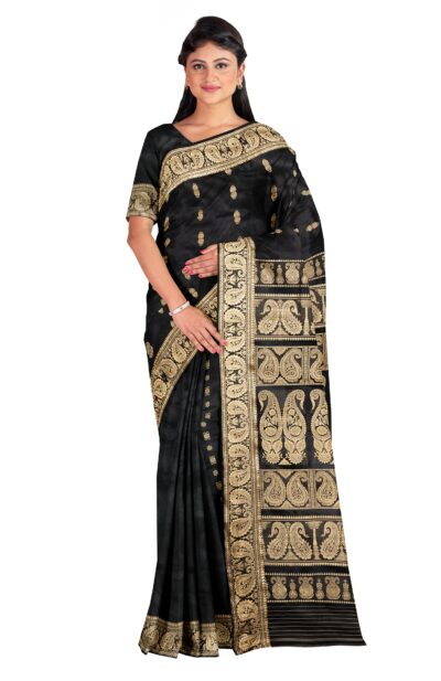 Baluchari Silk Saree - Black