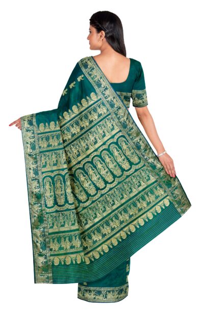 Baluchari Silk Saree - Green