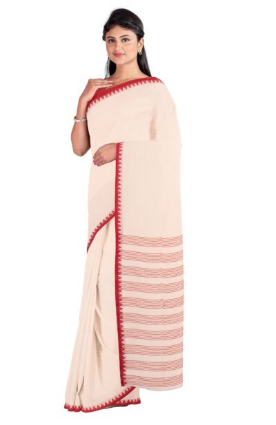 sleek border Begumpuri Printed Cotton Saree