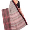 Gray Handwoven Dhaniakhali Cotton Saree