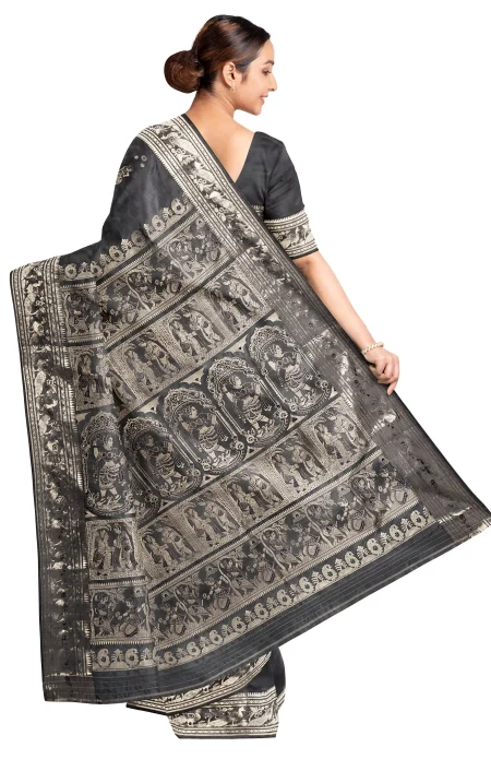 Swarnachari Silk Saree With Jori Mina - Image 3