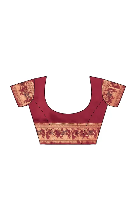 Swarnachari Silk Saree - Image 4